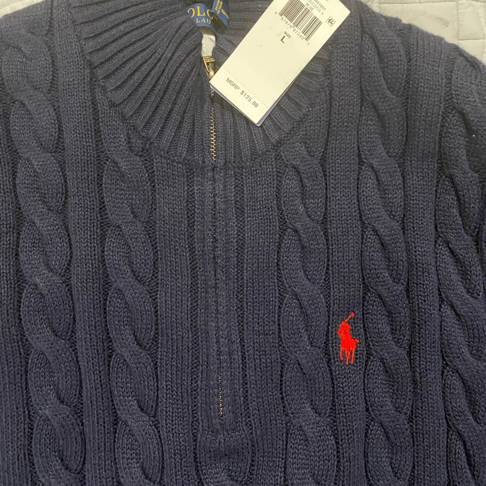 Polo Ralph Lauren ! | size: Large navy blue color new with tag !